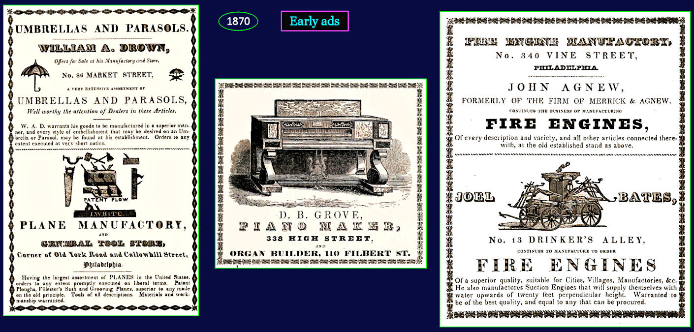 Newspaper Ads, 1870